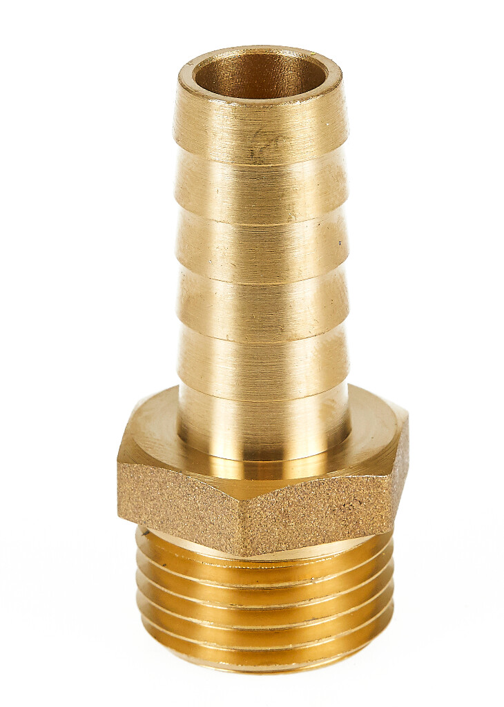 Schlauchtülle  1/2 " x  13 mm   Ms  mit  Außengewinde